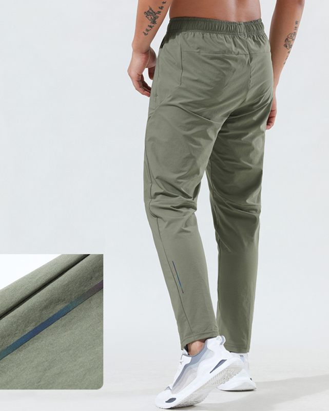 Quick Dry Breathable Fitness Outdoor GYM Sports Pants Black Green M-4XL