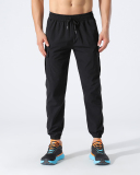 Quickly Drying Loose Casual Fitness Side Pocket Pants Black Green Blue M-4XL