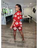 Digital Printed Women Summer Two Piece Short Set S-XXL