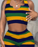 Floral Printed Women Summer Two Piece Short Set S-3XL
