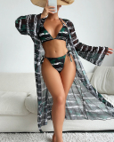 Vacation Women Beach 3pcs Set Swimsuit S-XL