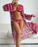 Vacation Women Beach 3pcs Set Swimsuit S-XL