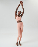 Nuke Feeling Mid-Protection Bra Sports Pants Yoga Two-piece Set S-XL
