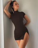 Short Sleeve Women Summer Unique Dress S-L