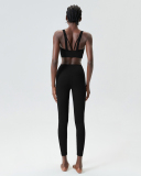 Colorblock High Protection Active Wear Two Piece Pants Set S-XL