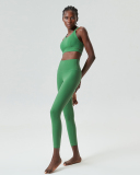 Women Adjustable X-Back Bra High Waist Pants Yoga Two-piece Pants Set S-XL