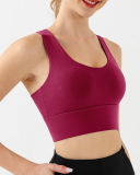 Women Cirss Cross Back Zipper Running Sport Yoga Bra S-3XL