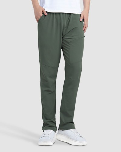 Men's Elastic Mountaineering Outdoor Casual Pants Black Green Gray M-5XL
