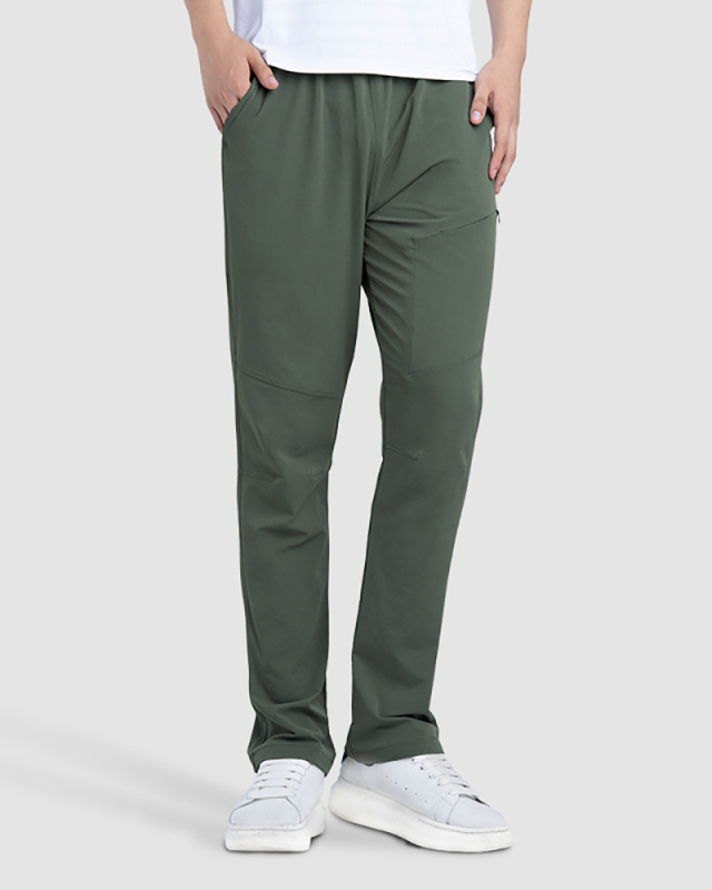 Men's Elastic Mountaineering Outdoor Casual Pants Black Green Gray M-5XL