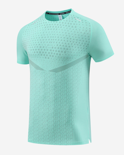 New Sports Men's Quick Drying Thin Running Basketball T-shirt Blue Green Orange Purple M-3XL