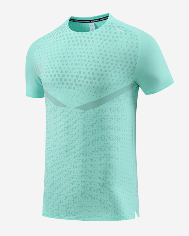 New Sports Men's Quick Drying Thin Running Basketball T-shirt Blue Green Orange Purple M-3XL
