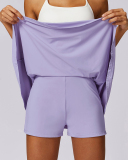 UPF50+ Sunscreen Quick Drying Pleats Tennis Sport Skirts S-XL