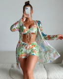 3pcs Set Printed Ladies Swimwear S-XL