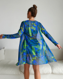 3pcs Set Printed Ladies Swimwear S-XL
