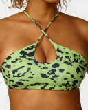 Presale Leopard Pring Halter Neck Bra Shorts Pants Sports Matching Sets Two-piece Sets S-L