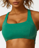 Breathable Solid Color Running Strappy Sports Bra Shorts Pants S-L