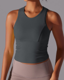Training Qucik Drying Fixed Pad Running Vest S-XL