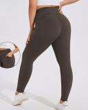 High Waist Side Pocket Active Wear Running Plus Size Leggings XL-4XL