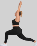 Women Solid Color High Waist Good Elastic Plus Size Leggings Blue Black Pink XL-4XL