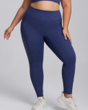 Slim High Waist Side Pocket M Back Plus Size Yoga Leggings XL-3XL