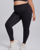 Women Breathable Slim Waist Plus Size Yoga Leggings Pants Purple Blue Brown Black XL-3XL