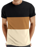 Summer Plus Size Colorblock Men's T-shirt S-2XL