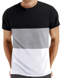 Summer Plus Size Colorblock Men's T-shirt S-2XL
