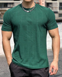 Men's Muscle Basketball Running Training T-shirt White Black Green Gray S-2XL