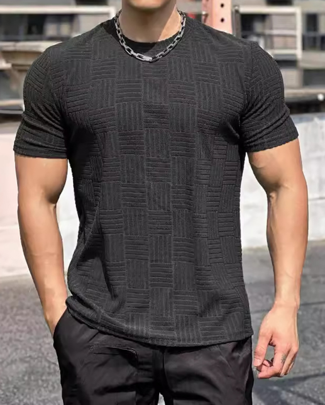 Men's Muscle Basketball Running Training T-shirt White Black Green Gray S-2XL