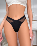 High Waist Women Mesh G-String S-XL