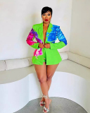 Printed Offical Ladies Summer Two Piee Short Set S-3XL
