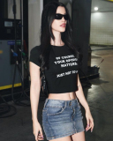 Street style INS Internet celebrity trendy short slim-fitting short-sleeved T-shirt top spring and summer