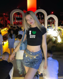 Street style INS trendy I Love IRISH BOYS short slim fit short-sleeved T-shirt