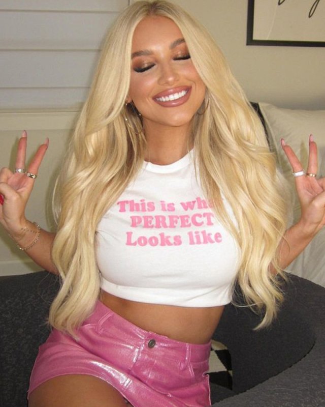 This Is What Perfect Looks Like Street Style Cropped T-Shirt