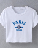 Street style INS Internet celebrity trendy midriff-baring slim fit short-sleeved T-shirt