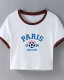 Street style INS Internet celebrity trendy midriff-baring slim fit short-sleeved T-shirt