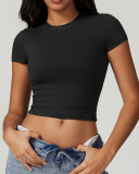 Professional Yoga High Quality Short Sleeve OEM ODM Women Sports T-shirt S-XL
