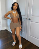 3 Pieces Set Backless Sexy Cheap Swimwear