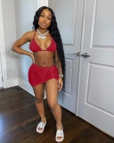 3 Pieces Set Backless Sexy Cheap Swimwear