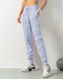 Ruched Drawstring Summer Quick Drying Wholesale Factory Price Thin Running Sports Joggers S-3XL