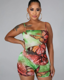 Butterfly Printed Cute Summer Jumpsuit S-XXL