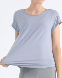 Private Logo Custom Summer Short Sleeve Loose Running Quick Drying Women T-shirt S-XL