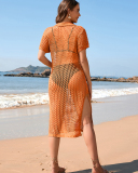 Long Dress Loose Solid Color Holiday Pullover Fashionable Women'S Dress