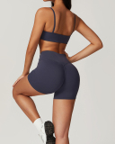Women Sling Bra Pants Quick Drying Running Yoga Two-piece Sets S-XL