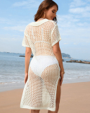 Long Dress Loose Solid Color Holiday Pullover Fashionable Women'S Dress
