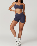 Women Sling Bra Pants Quick Drying Running Yoga Two-piece Sets S-XL