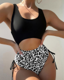 Leopard Printed Women One Piece Swimsuit S-XL