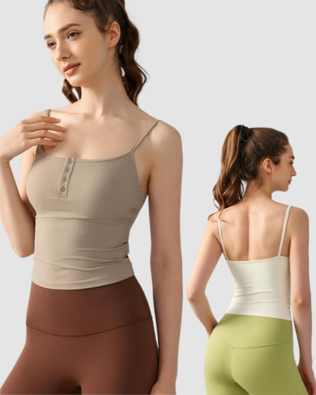 Sexy Square Neck Strap Women Yoga Vest Outerwear Beautiful Back Slimming Pilates Fitness Top S-XL