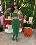 Women Hot Sale Strappy Pants Two Piece Set S-XXL