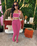 Women Hot Sale Strappy Pants Two Piece Set S-XXL